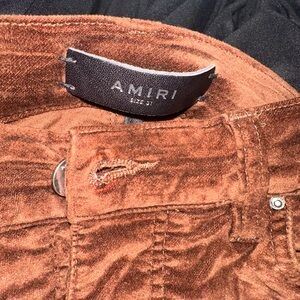 AMIRI Men's Corduroy Pants in Rich Brown